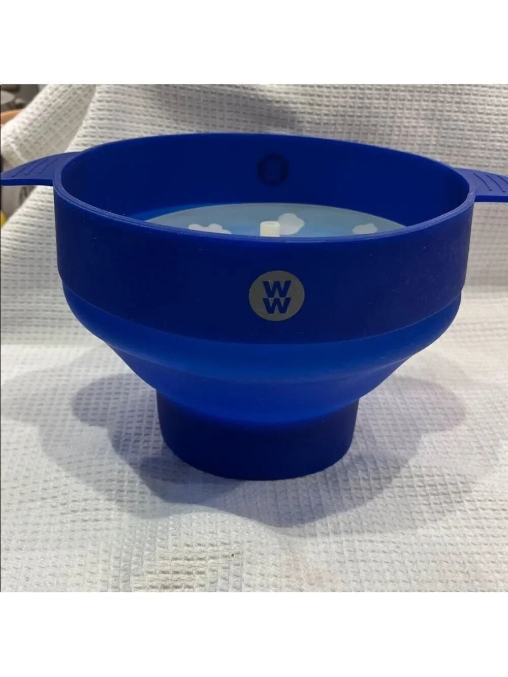 NIB WEIGHT WATCHERS Silicone Popcorn Popper with Recipe Card - Picture 8 of 14